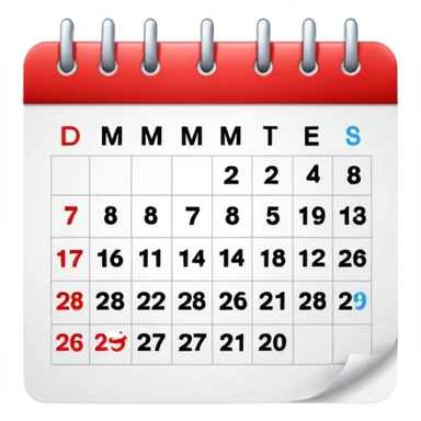 Deadline Calendar sticker