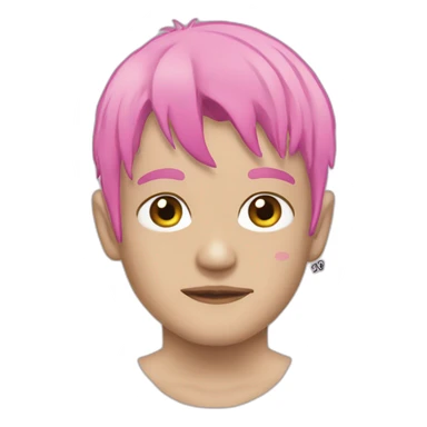 lil–peep–Pink–tattoos sticker