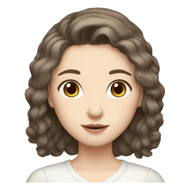 brunette white girl in south korea  sticker