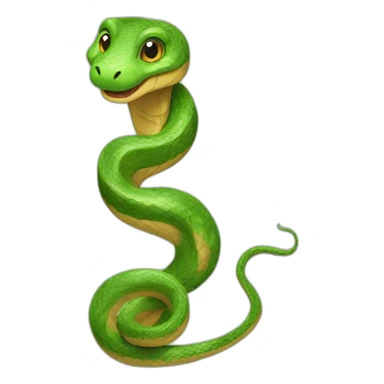 snake-with-bowtie sticker