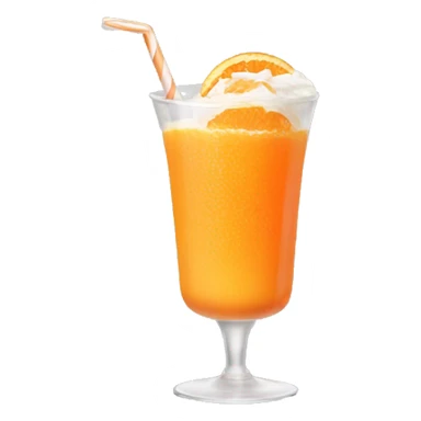 Orange creamsicle drink  sticker