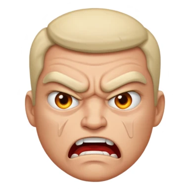 Angry butthole sticker