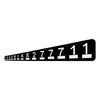 ones number line sticker