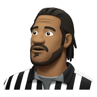 ufc referee herb dean shrugging his shoulders sticker