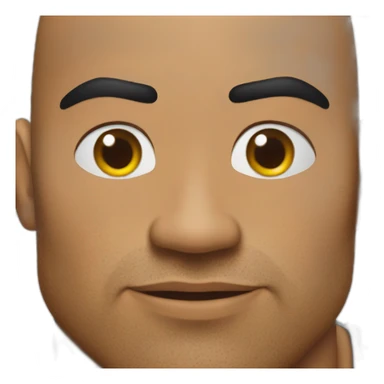 The Rock rising one eyebrow sticker