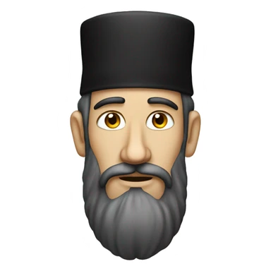An orthodox Jew with sideburns sticker