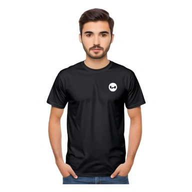  T-shirt with the words “prepa udem” printed in small white text on the chest. The shirt has a simple, casual fit and a clean, minimalist look. sticker