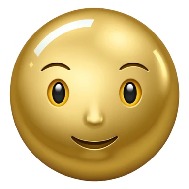 Globus in Gold sticker