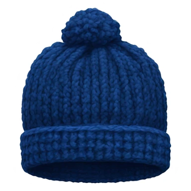 dark blue knitted wool cap piece of clothing sticker
