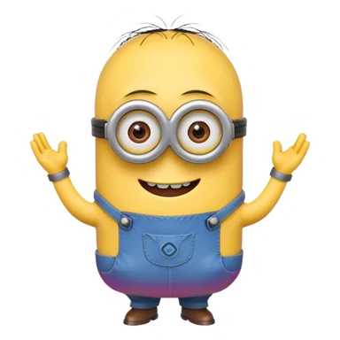 pride month minion sticker