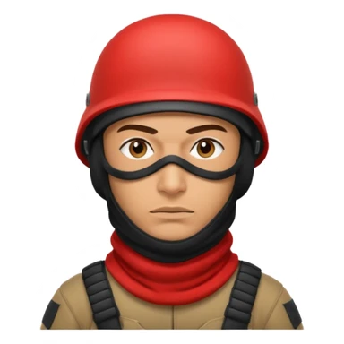 
Iraqi man soldier in helmet and balaclava sticker