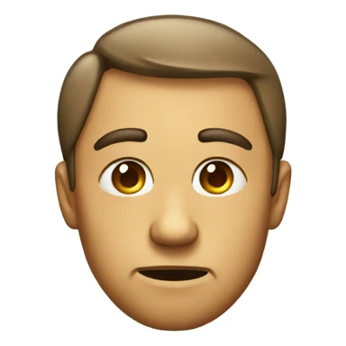 A regular emoji doing a side eye sticker
