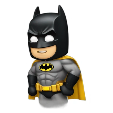 Batman throwing a kiss sticker