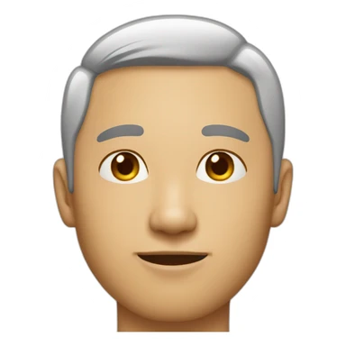 Asian man and he’s look like cat sticker