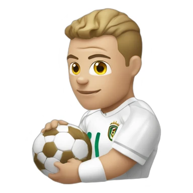 Ronaldo sur une chèvre  sticker