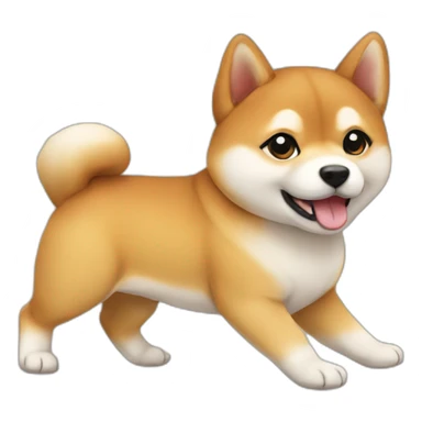 Shiba baby sticker