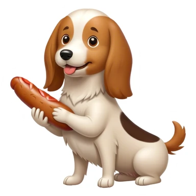 Perro salchicha con una pirueta  sticker