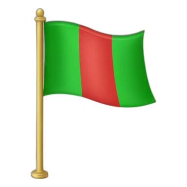 Red-green-red horizontal flag пмр sticker