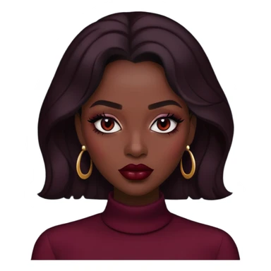 cewe dark feminim maroom sticker