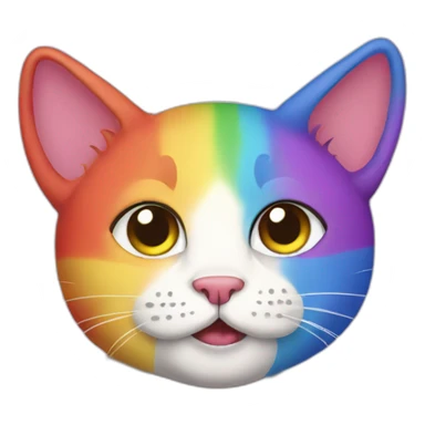 pride cat lgbt sticker