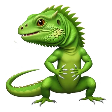 Poo iguana dancing with cocaine  sticker
