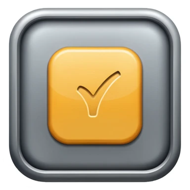 Check Mark Button replace Check Mark icon with number 165 inside the button sticker