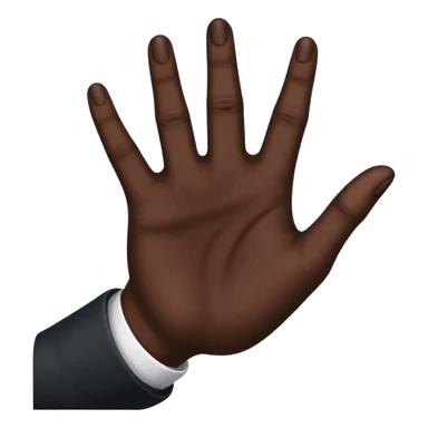 black hand shows class sticker