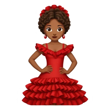 Flamenco dancer sticker
