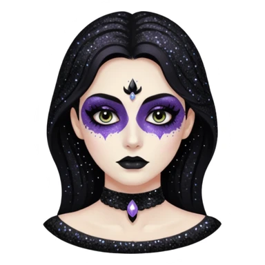 Glitter killer sticker