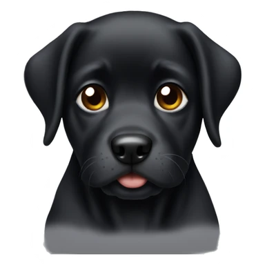 Dog black and cute sticker