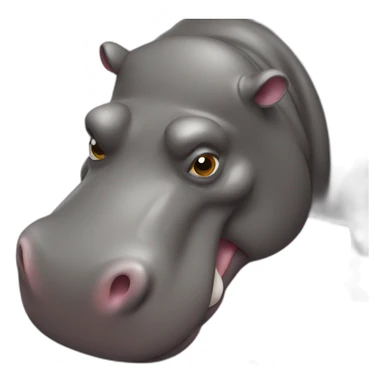 hungry hippo sticker