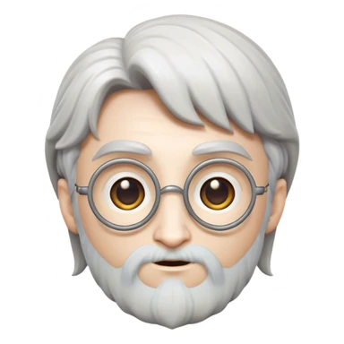 Cinematic Realistic Harry Potter Pop Culture Emoji, featuring a mystical, enchanted portrayal inspired by the iconic wizard rendered with lifelike magical details and dynamic lighting. sticker