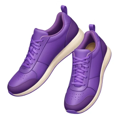 purple sneakers aerobic sticker