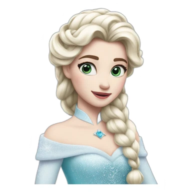 reine des neiges sticker