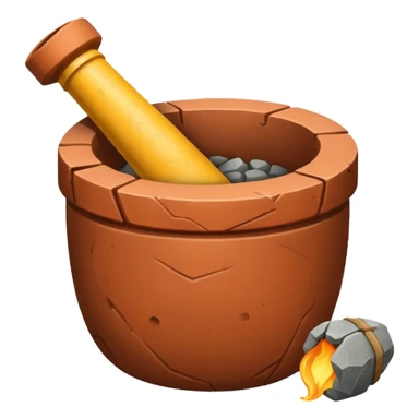 a mortar without pestle sticker