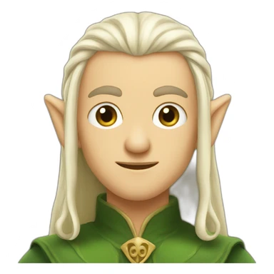 Elrond elf sticker