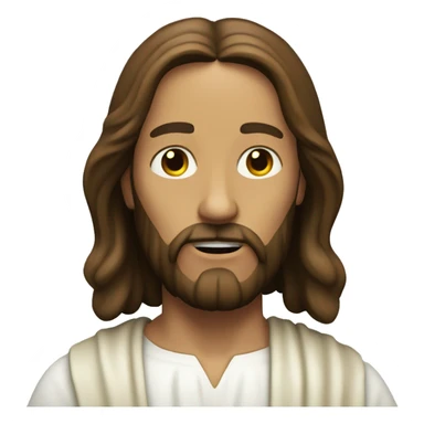 Jesus on cross sticker