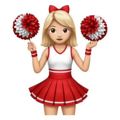 cheer leader dress sticker