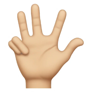 Fingers crossed sticker