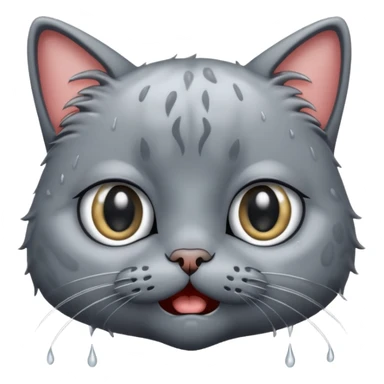 Cat Cry sticker