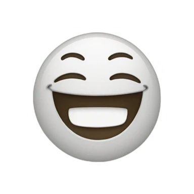 emoji laugh finger in front sticker
