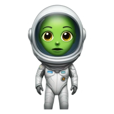 alien space cadet sticker