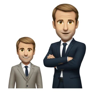 Macron en habaya  sticker