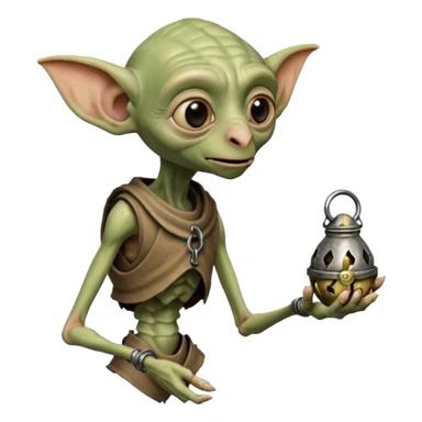 Dobby in chastity cage sticker