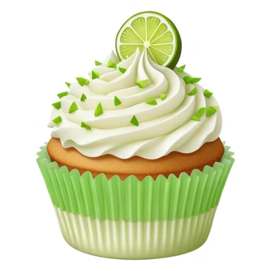 Coconut lime cupcake  sticker