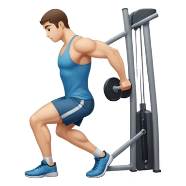 side-view tricep-pushdown sticker