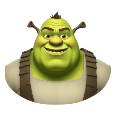 fat shrek sticker