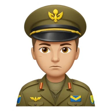 generate realistic military logistics department manager from ukraine sticker
