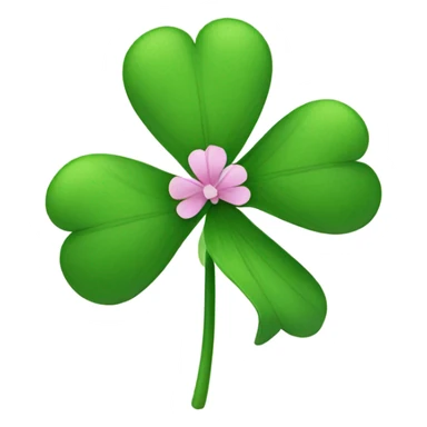 clover flower sticker