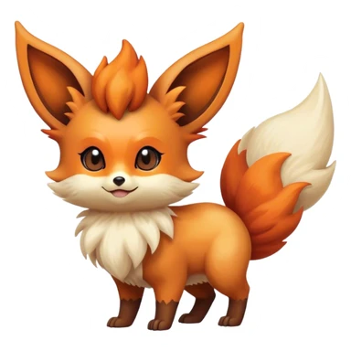 Vulpix-Fennekin-Eevee-creature-hybrid sticker
